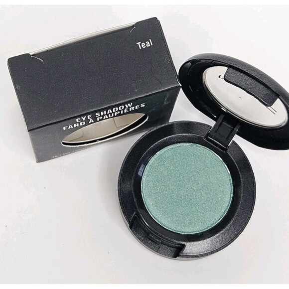 MAC Powder Single Eye Shadow ~ Teal ~ NEW IN BOX 0.05oz/1.5g - Picture 1 of 7